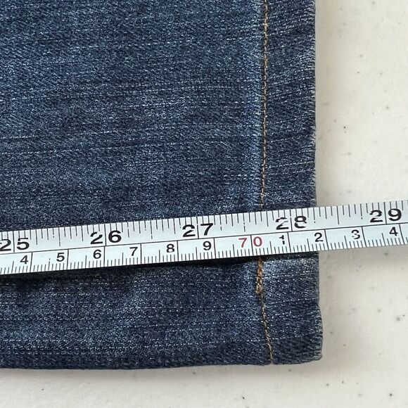 Oscar‎ De La Renta Womens Sz 6 Wide leg Jeans Medium Wash Denim - Picture 14 of 15